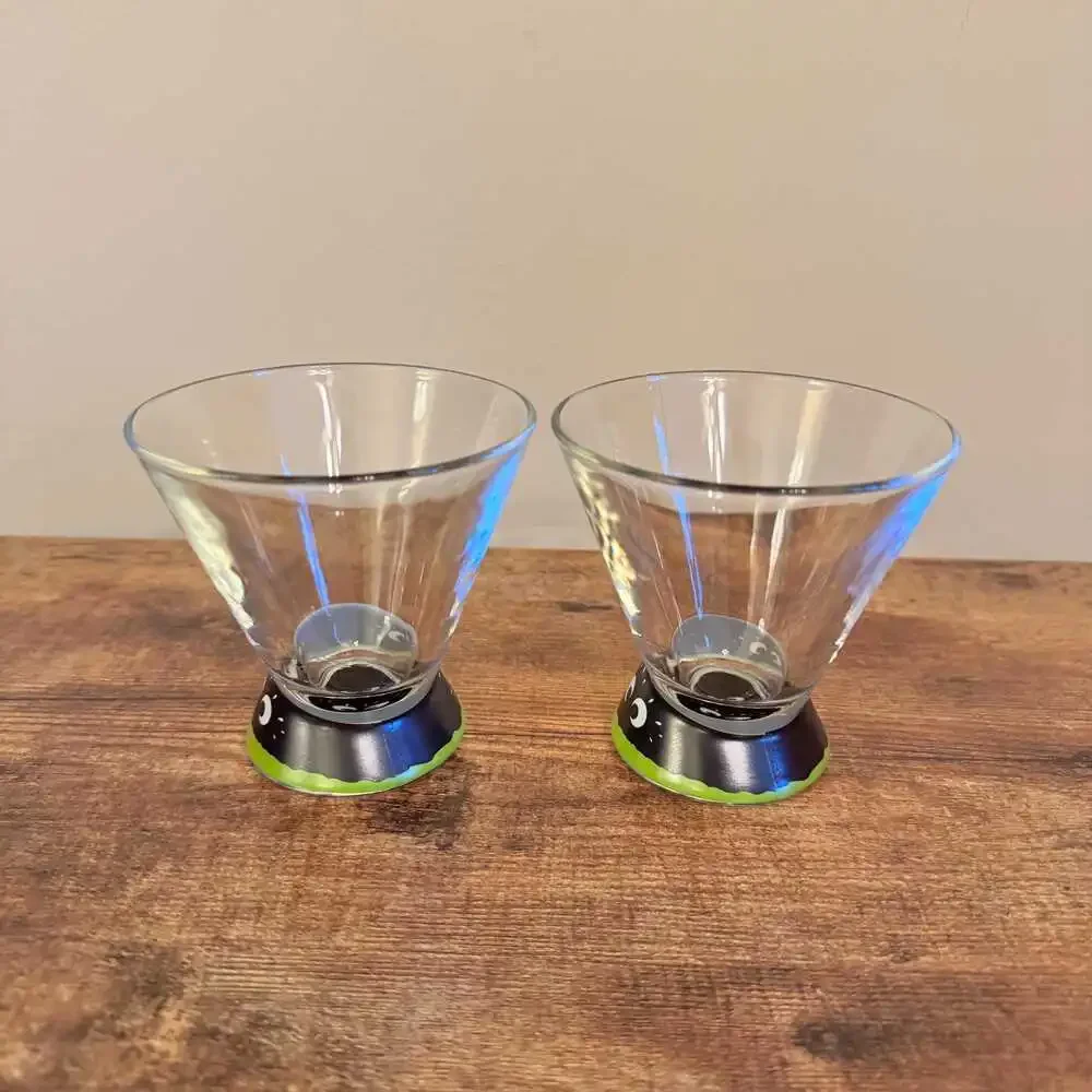 Kleiner Feigling Vodka Fig “Little Coward” Cocktail Glasses -Set of 2